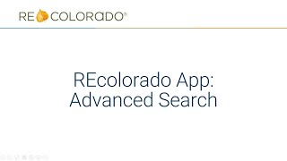 REcolorado App Advanced Search [upl. by Amias]