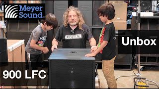 Meyer Sound 900 LFC  Unboxing Single 18quot Subwoofer [upl. by Pasia]