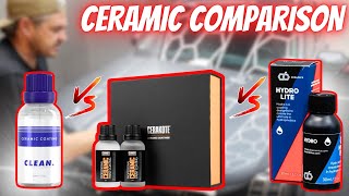 WHICH CERAMIC COATING IS RIGHT FOR YOU Clean by Pan vs Cerakote vs C6 [upl. by Leunamesoj]