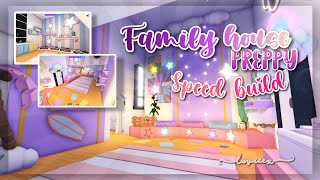 Adopt Me Family House Speed Build Preppy  🐬🌺 Roblox  Luvieex [upl. by Nagad]