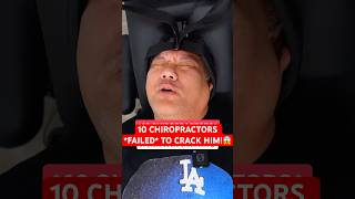 10 CHIROPRACTORS FAILED TO CRACK HIM😱 neckpain Chiropractic Trending Short [upl. by Hiltan]