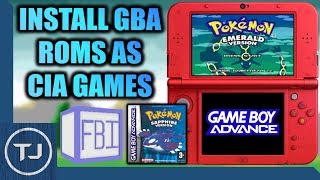 3DS Create amp Install GBA Virtual Console CIAs [upl. by Yeliab]