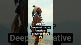 deep native American proverbs lifequotes lifefacts  be inspired motivational shorts [upl. by Vania]