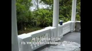 Rebuild concrete balustrades and add balusters Jon P Fox [upl. by Dlareme]