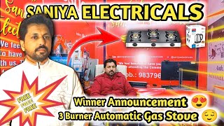 Giveaway Winner Announcement Video Is Here 😍😱 Guys With All New Updates 😍  Saniya Electricals [upl. by Verine]