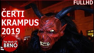 Pochod Rakouských čertů Krampus v Židlochovicích 2019 Marek z Brna [upl. by Aelem]