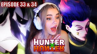 HISOKA IS INSANE 😱 Hunter x Hunter Ep 33 amp 34 REACTION 🔥 [upl. by Atiz305]