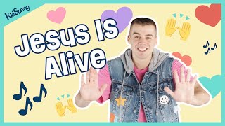 Jesus Is Alive Freeze Dance  Preschool Worship Song [upl. by Boot]