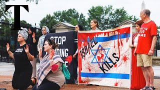 LIVE Protesters rally against Israel in Washington [upl. by Eissert]