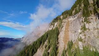 Weglosen HochYbrig Nebel  4k Drone Switzerland  Drohne Schweiz [upl. by Ulrick]