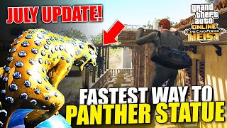 How to get PANTHER STATUE All Time in JULY 2024 wsolo Gold amp Replay GTA ONLINE [upl. by Millford337]