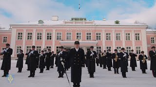 Kaitseväe orkestri tervitus Eesti Vabariigi 103 aastapäeva auks [upl. by Oninrutas]