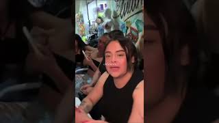 “Aquí en la fiesta comiendo gratis” wendyguevara paolitasuarez greciamonzon [upl. by Aneen95]