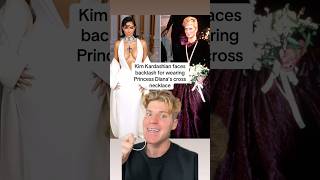 Kim Kardashian faces backlash for wearing Princess Diana’s cross necklace 👀 [upl. by Nylesor309]