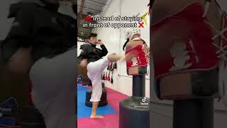 Beginner Sparring Tips  Changing Lines  Side Stepping  Taekwondo Kickboxing Karate Kickboxing [upl. by Didi]