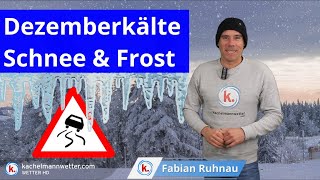 Jetzt wintert es ein  Kälte setzt sich in Deutschland fest [upl. by Inahteb]