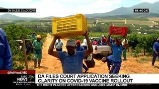 DA takes government to court over conduct in procuring COVID19 vaccines [upl. by Chucho]