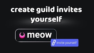 Create Invites to Any Discord Guild You Want Yourself [upl. by Glen]