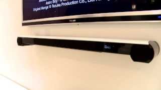 EN YSP3300  Soundbar  Yamaha  IFA 2012 [upl. by Cyrillus]