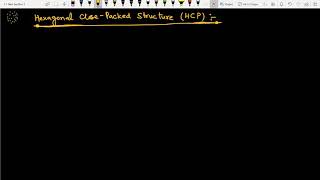 Hexagonal Close Packed Structures Condensed Matter Physics Lecture10 [upl. by Oza]