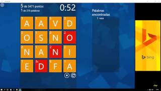 Wordament  Game  Windows 10 [upl. by Nudd]