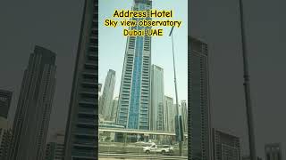 Address Sky View Hotel Sky View Dubai Sky View Dubai Sky Views Dubai Edge Walk Vlogs [upl. by Tiraj]