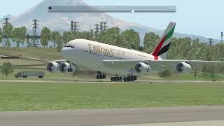 x plane 11 AIRBUS A380 landing [upl. by Ardnaek230]