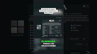 Instalación de app y eliminación de bloatware  SOA 11 PRO windows [upl. by Hakilam]