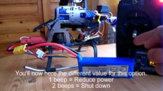 HobbyKing Turnigy ESC  Throttle Stick Programming [upl. by Llehcar]