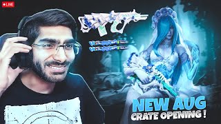 AUG CRATE OPENING 😍  PUBG MOBILE  FM Thor live [upl. by Persas380]