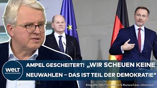 AMPEL GESCHEITERT Finanzminister Lindner entlassen Was nun FDP scheue keine Neuwahlen [upl. by Asehr991]