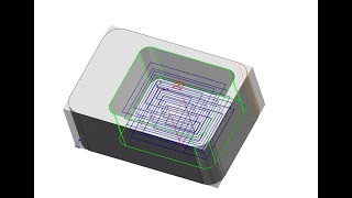 CAMWorks 2 Axis Tutorial 1 Pocket Milling Roughing [upl. by Marta]