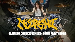 Miscreance  Flame Of Consciousness Drum Playthrough [upl. by Carmina]