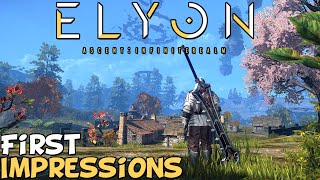 Elyon 2022 First Impressions quotIs It Worth Playingquot [upl. by Grider]