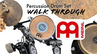 Meinl Percussion Cajon Drum Set  Travel Drum Kit  How to build a creative drum set [upl. by Georgine]