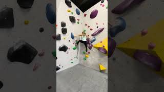 Pre comp warm up 🩵🔥 compclimbing climbing bouldering fyp [upl. by Carlene]