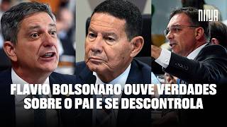 🔥Flávio Bolsonaro dá chilique ao ouvir que Jair vai preso🔥Rogério Carvalho detonou golpe fracassado🔥 [upl. by Alake597]