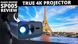 Paris Rhône SP005 REVIEW My First Native 4K Projector Is It Good [upl. by Lleznod]