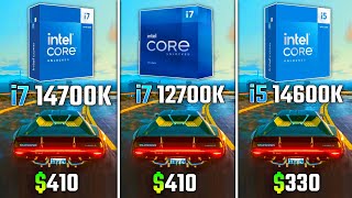 INTEL i714700K vs INTEL i712700K vs INTEL i514600K  Test in 6 Games [upl. by Henig]