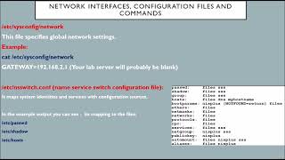 88 Network Interfaces configuration files and commands [upl. by Rhpotsirhc]