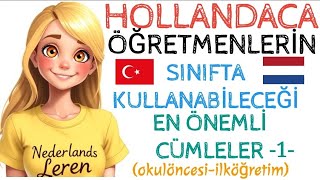 Hollandaca Öğretmenler için en önemli Cümleler 1 [upl. by Akemyt]