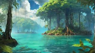 Cozy Mangrove Forest Embrace Peaceful Serenity with Calming Piano Music [upl. by Stephania]