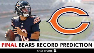 FINAL Chicago Bears 2024 Record Prediction Before NFL Week 1 [upl. by Yole]