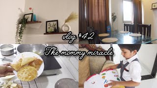 42 l a simple day in my life l late post l life with 2 kids l indian silent vlog [upl. by Yelserp934]