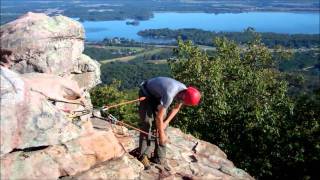 Plaquette Belay Device Techniques  3 to 1 Haul [upl. by Hodess]