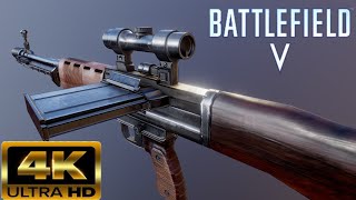 FG42 Gameplay 4K  Battlefield V [upl. by Enortna]