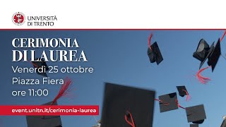 Diretta cerimonia di laurea ottobre 2024 [upl. by Eelanna]