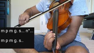 How to play Hello Taqdeer violin bgm [upl. by Rochella]