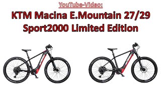 KTM Macina EMountain 27 oder 29 Grundmodell Team 272 oder 292 [upl. by Ibson]