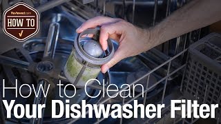 How To Clean Your Dishwasher Filter [upl. by Nilhsa]